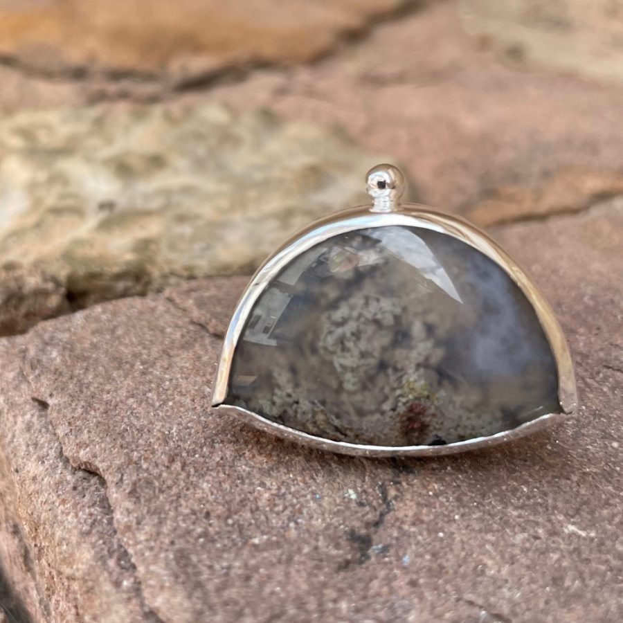 ANILLO CON ÁGATA MUSGO