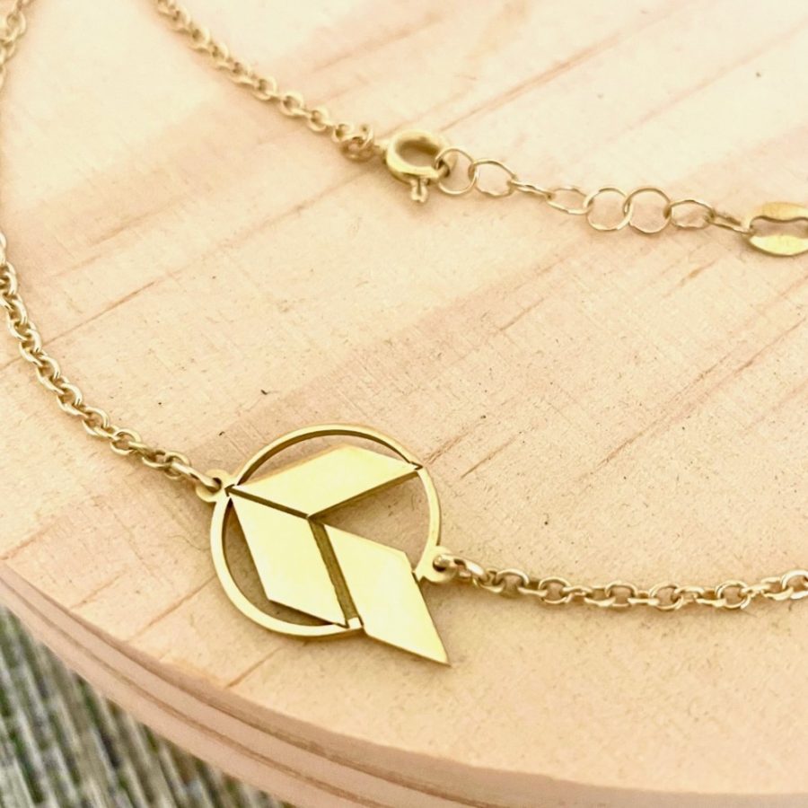 PULSERA LOGOTIPO ORO 18K