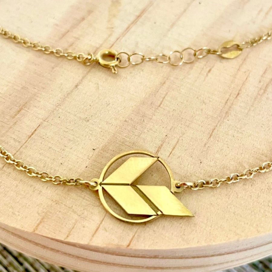 PULSERA LOGOTIPO ORO 18K