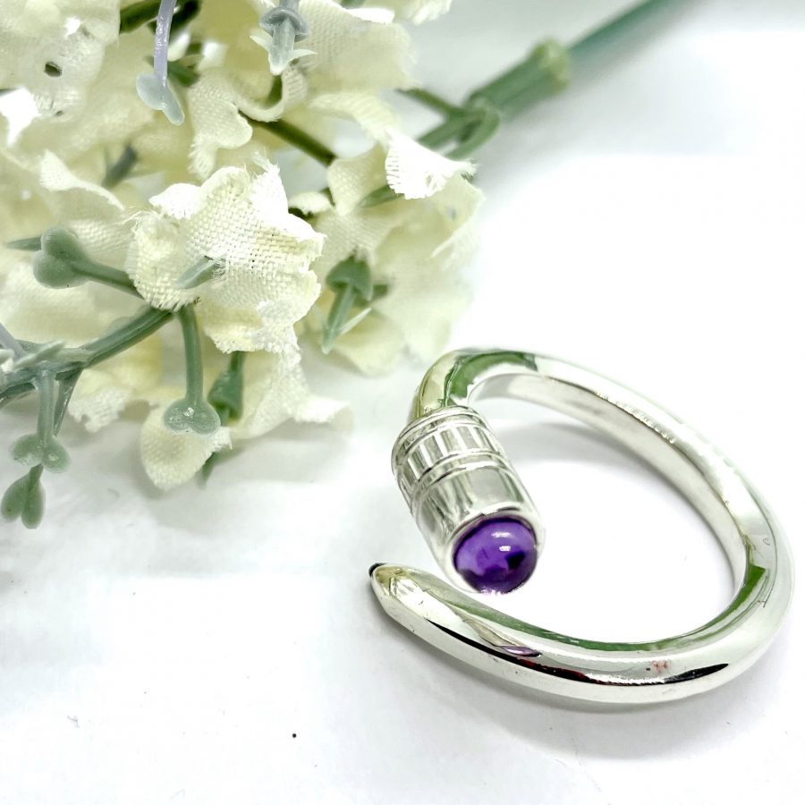 Anillo lápiz plata de ley