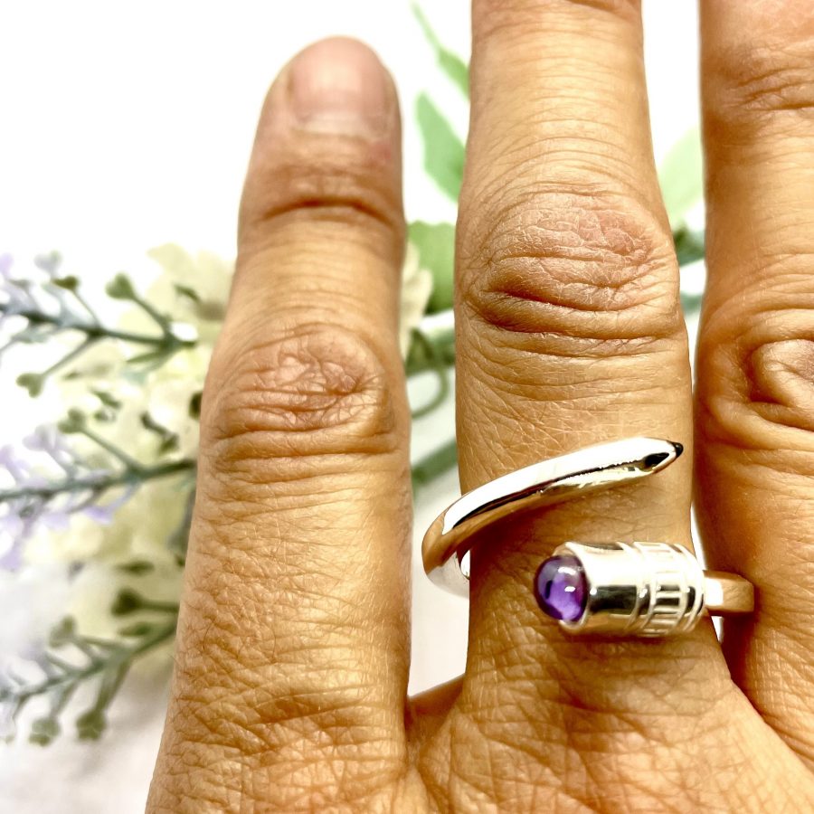 Anillo lápiz plata de ley