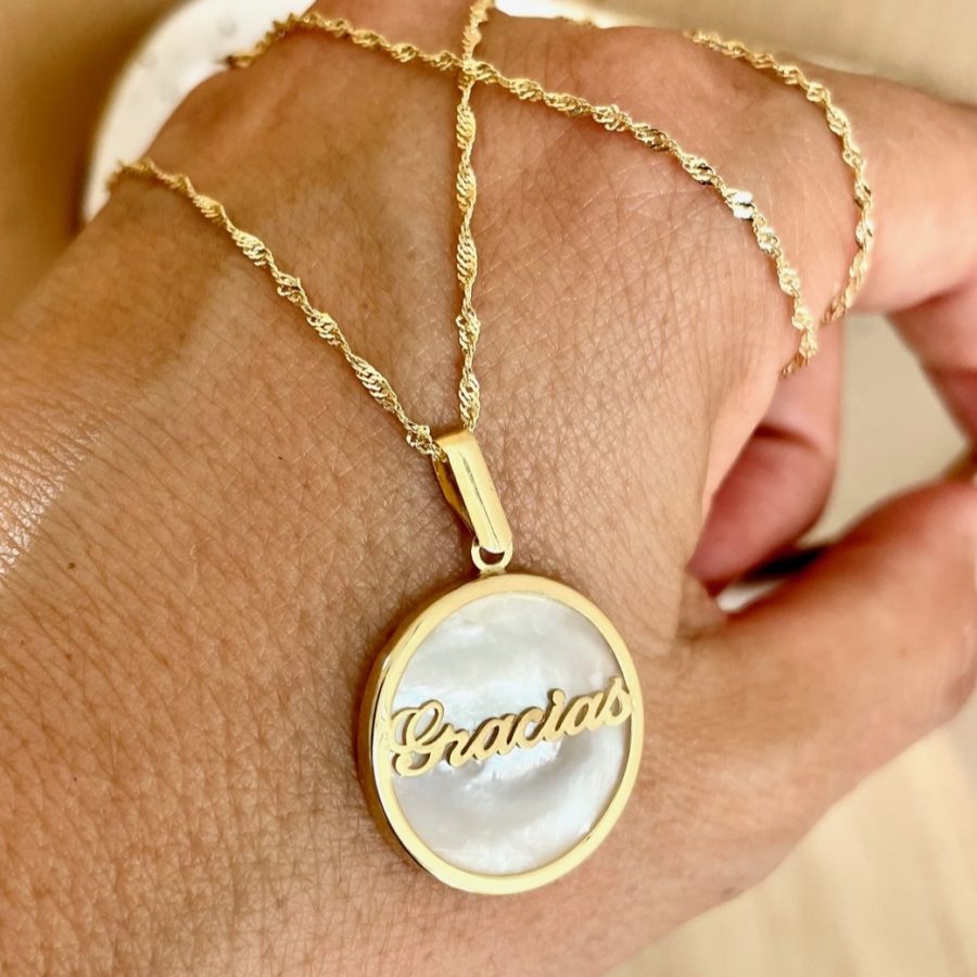 COLLAR NACAR Y ORO 18K