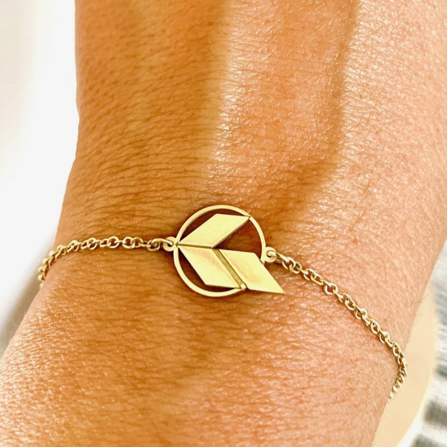 PULSERA LOGOTIPO ORO 18K