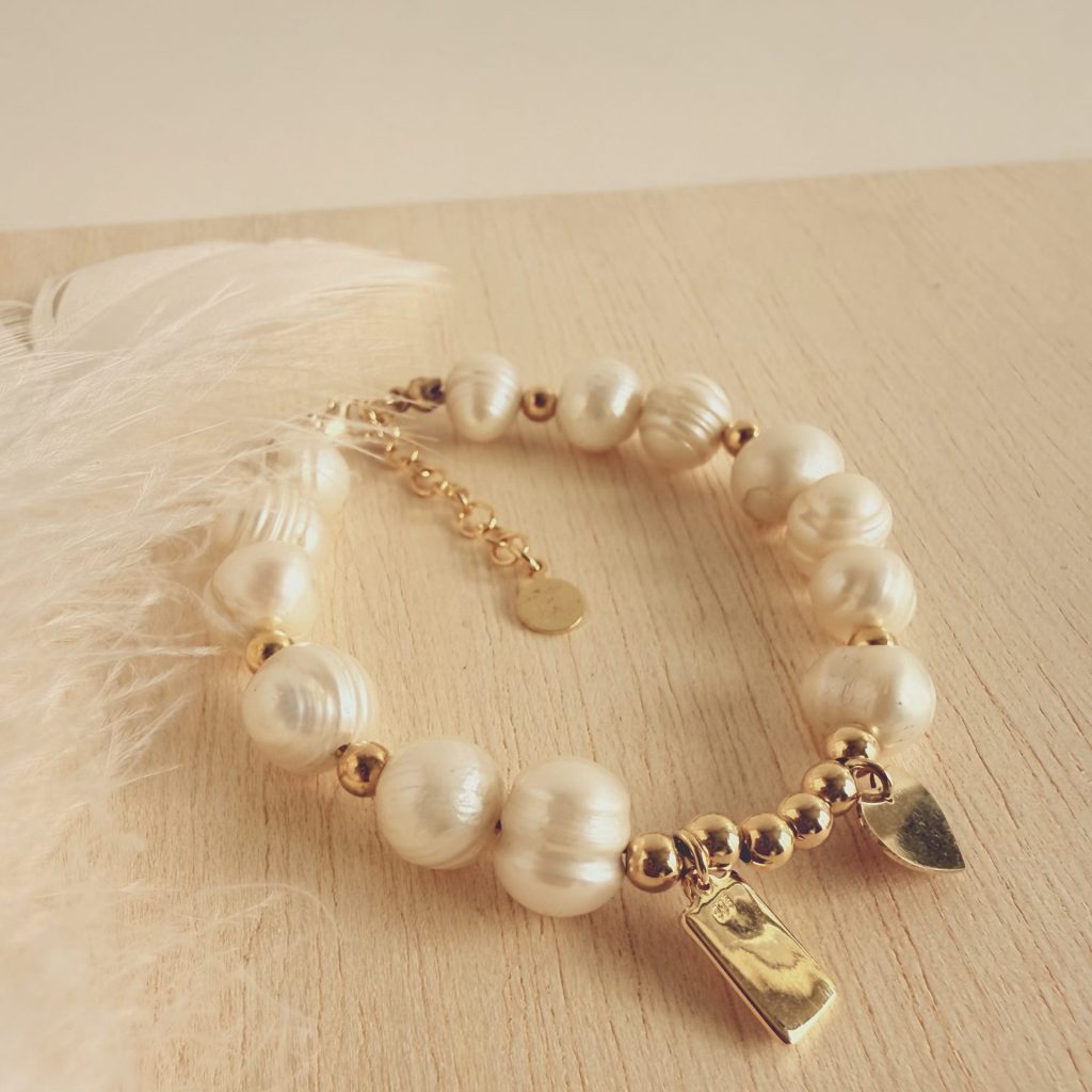 Pulsera perlas cultivadas