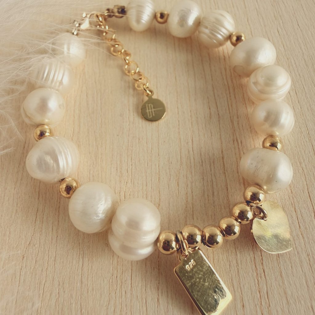 Pulsera perlas cultivadas