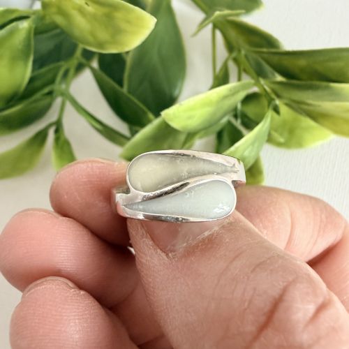 Anillo doble gota de leche materna
