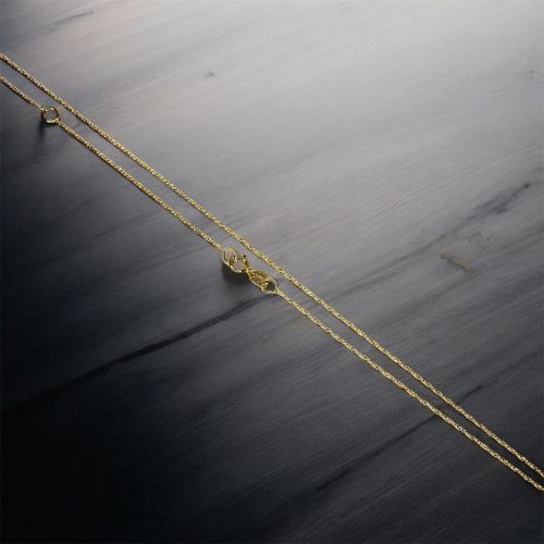 Cadena Singapur de Oro Amarillo 9K